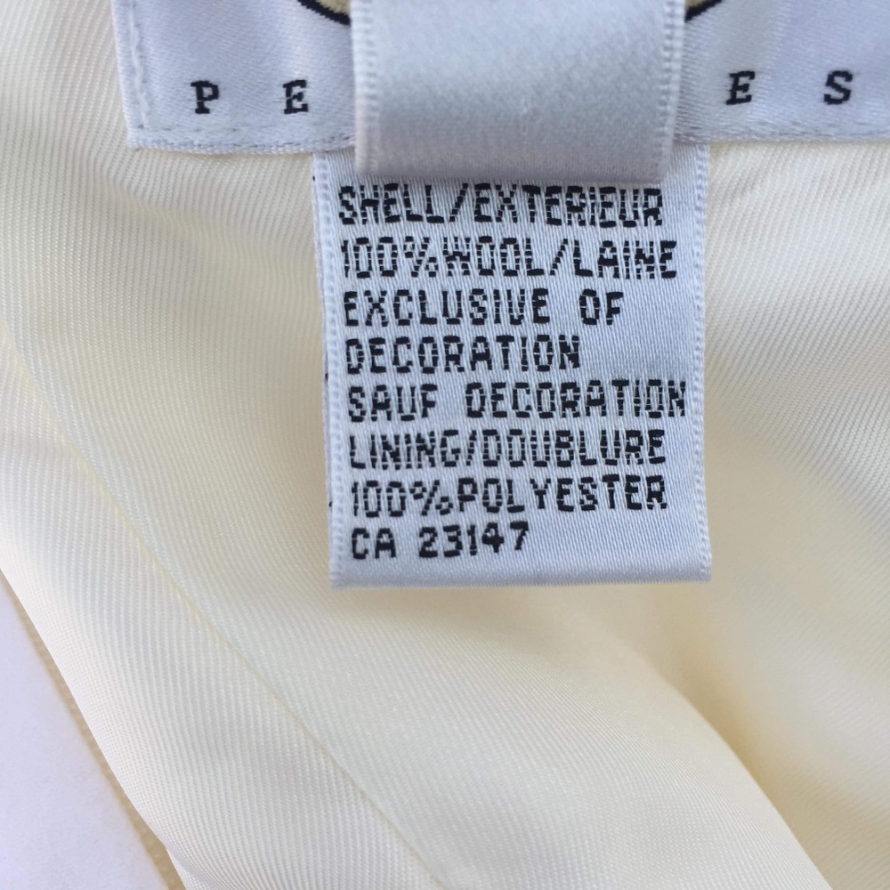 NWT Embroidered Talbots Skirt White 12P - Picture 5 of 5